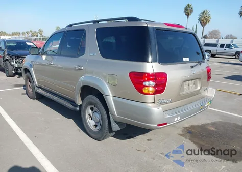 2002 Toyota Sequoia Sr5 V8 from USA, damaged, VIN 5TDZT34A72S093313